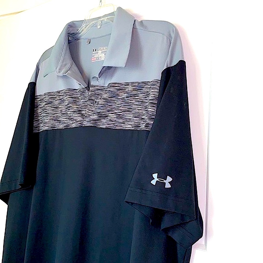 🔥Clearance- Under Armour Heat Gear Polo Shirt Like New - Picture 5 of 10